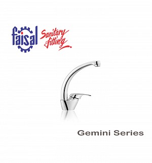 Faisal Gemini Bowl Sink Mixer (Only Chrome)